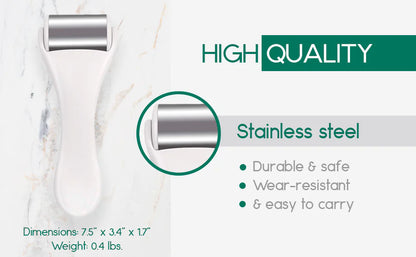 FrostGlow Ice Roller – Stainless Steel Facial & Body Massage Tool - Youvra