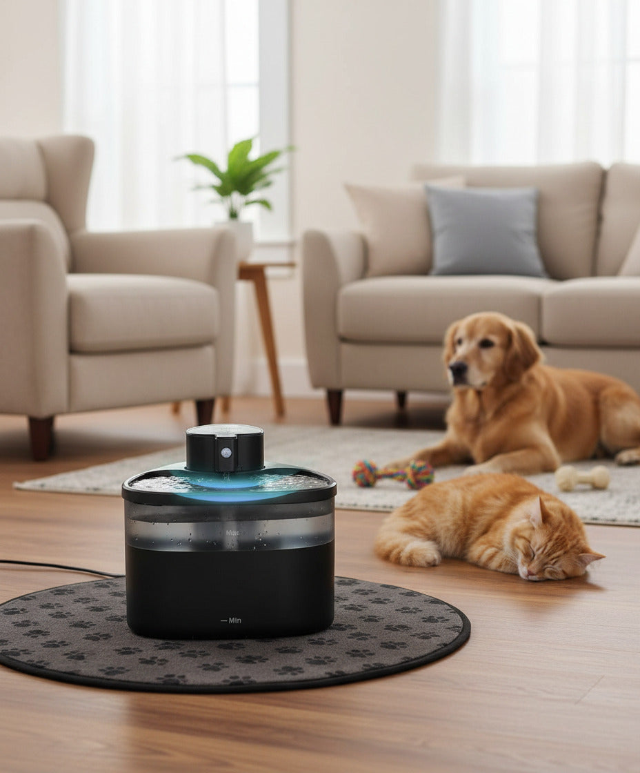SilentStream Pet Water Fountain – 2L Automatic Cat & Dog Dispenser with Filters Youvra