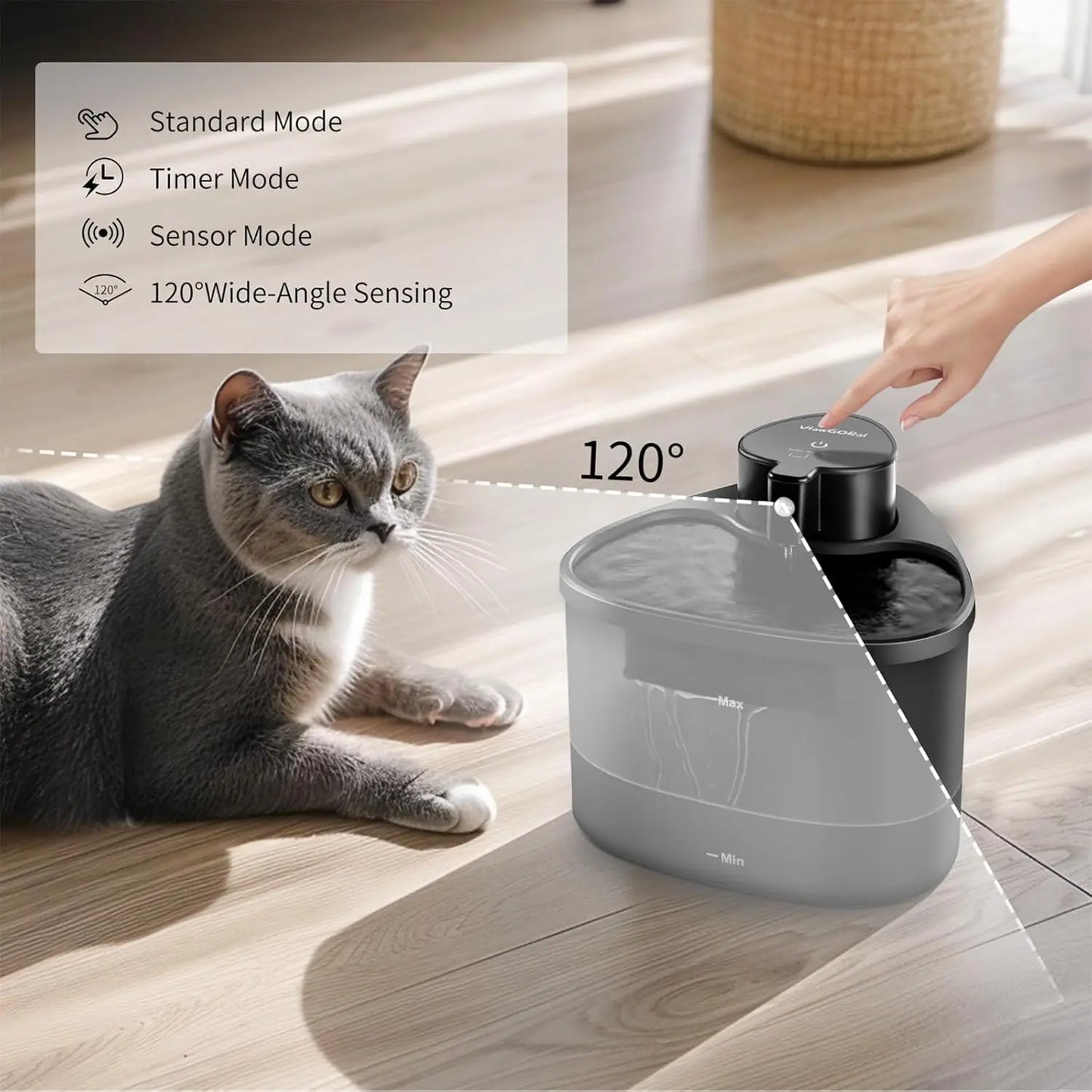 SilentStream Pet Water Fountain – 2L Automatic Cat & Dog Dispenser with Filters Youvra