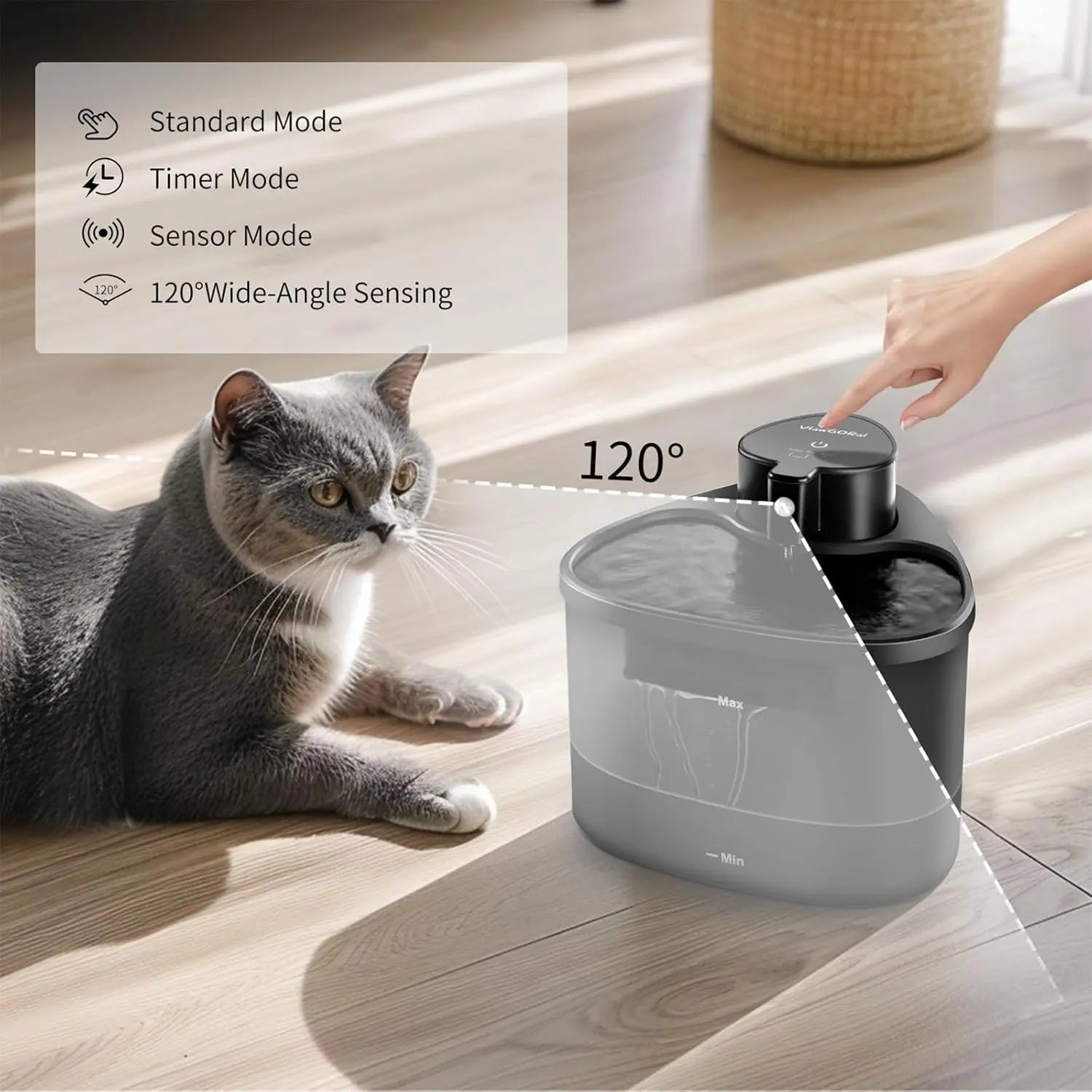 SilentStream Pet Water Fountain – 2L Automatic Cat & Dog Dispenser with Filters Youvra