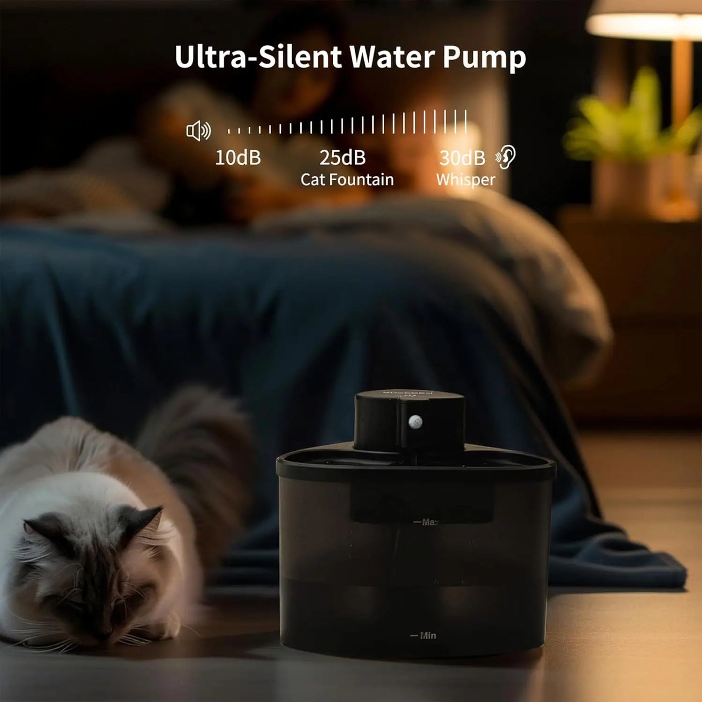 SilentStream Pet Water Fountain – 2L Automatic Cat & Dog Dispenser with Filters Youvra