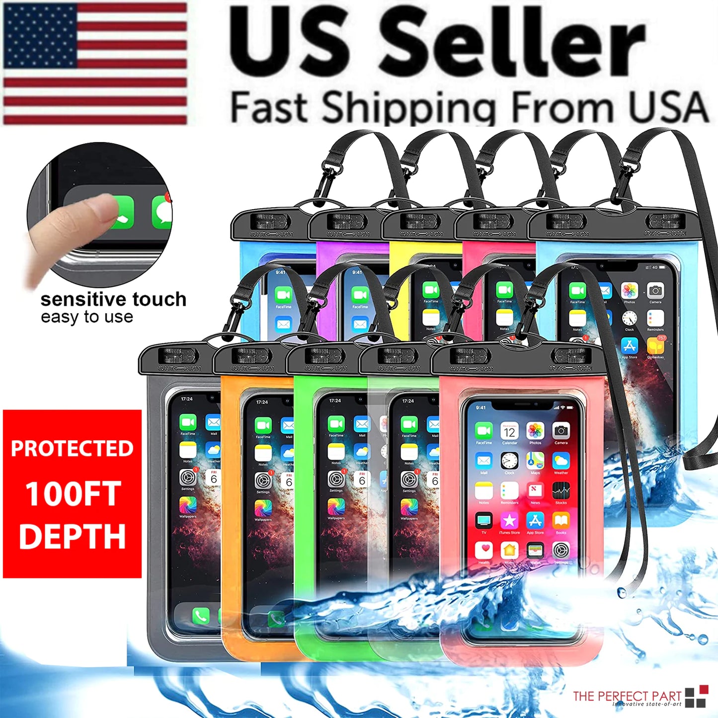 AquaShield Waterproof Floating Phone Pouch – Universal Dry Bag Case Cover for Smartphones - Youvra