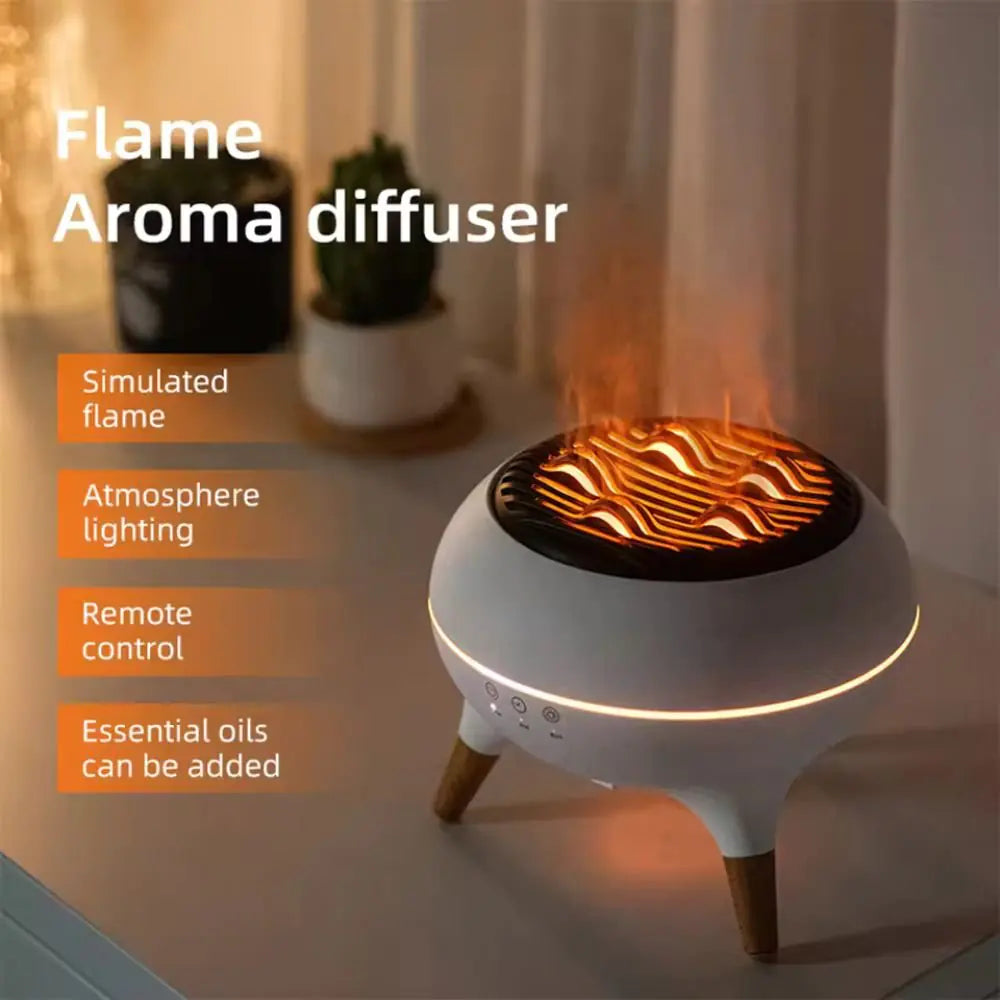 LumaFlare – Firelight Diffuser with Speaker - Youvra