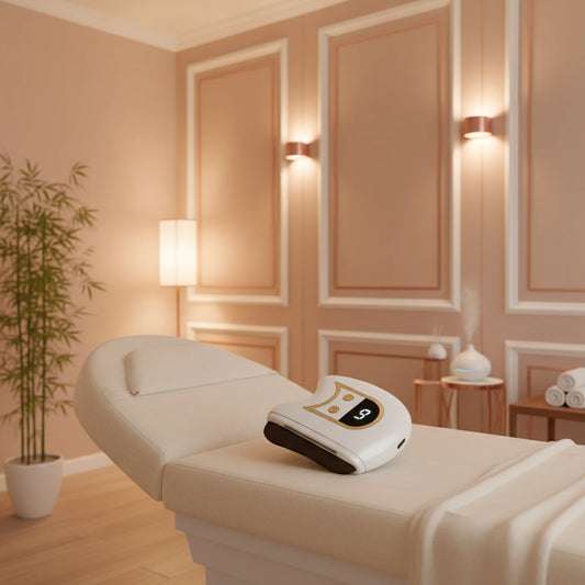 RadianceLift Electric Gua Sha – Heated Red Light Facial Sculpting Massager - Youvra