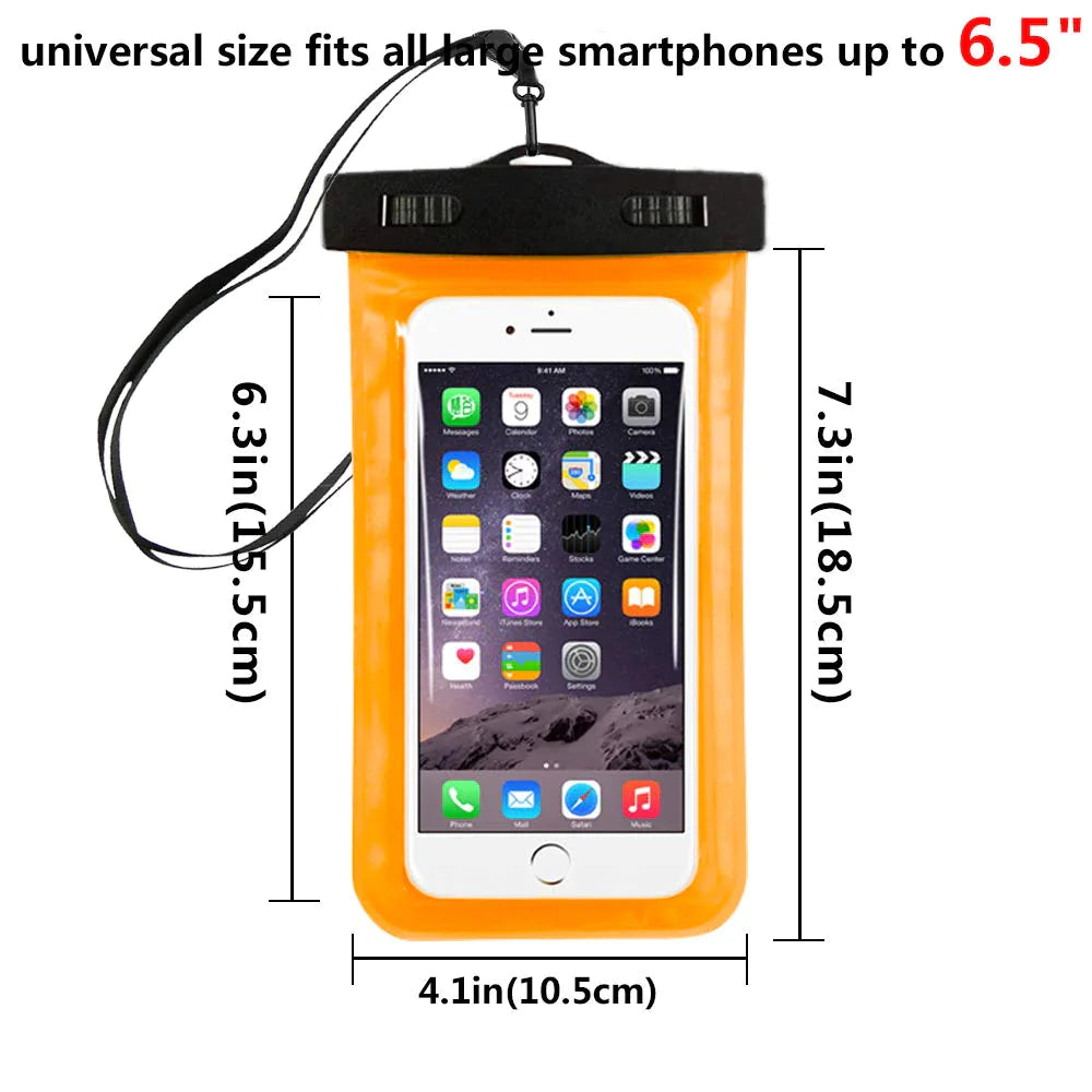 AquaShield Waterproof Floating Phone Pouch – Universal Dry Bag Case Cover for Smartphones - Youvra