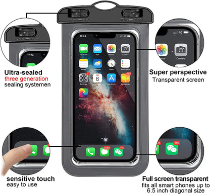 AquaShield Waterproof Floating Phone Pouch – Universal Dry Bag Case Cover for Smartphones - Youvra