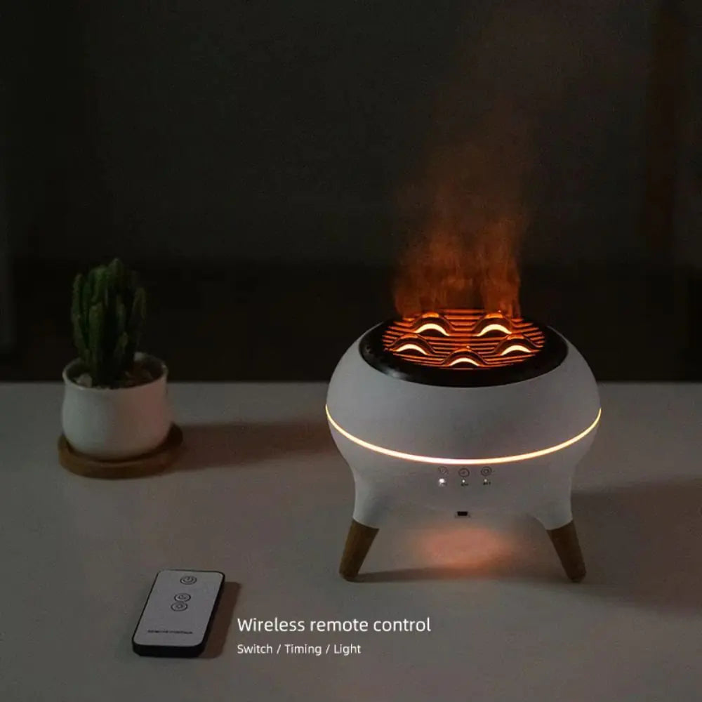LumaFlare – Firelight Diffuser with Speaker - Youvra