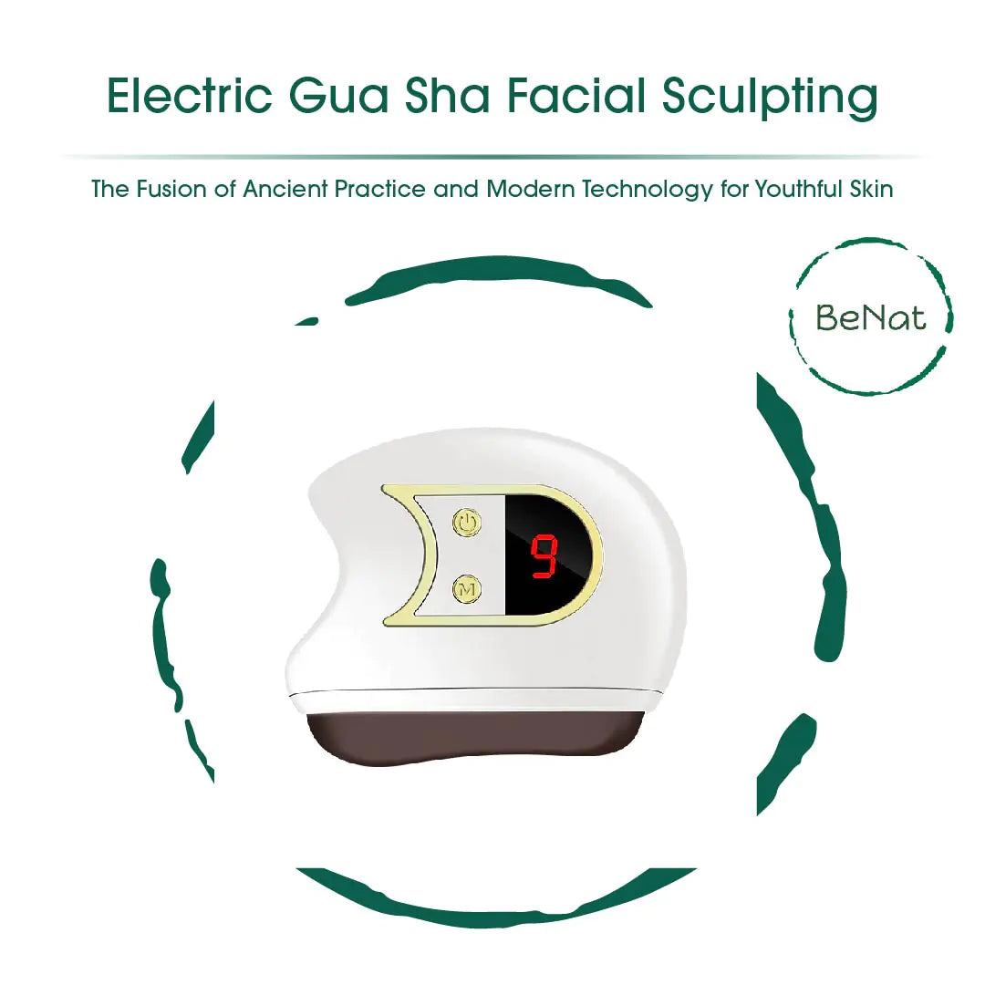RadianceLift Electric Gua Sha – Heated Red Light Facial Sculpting Massager - Youvra