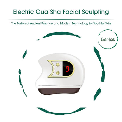 RadianceLift Electric Gua Sha – Heated Red Light Facial Sculpting Massager - Youvra