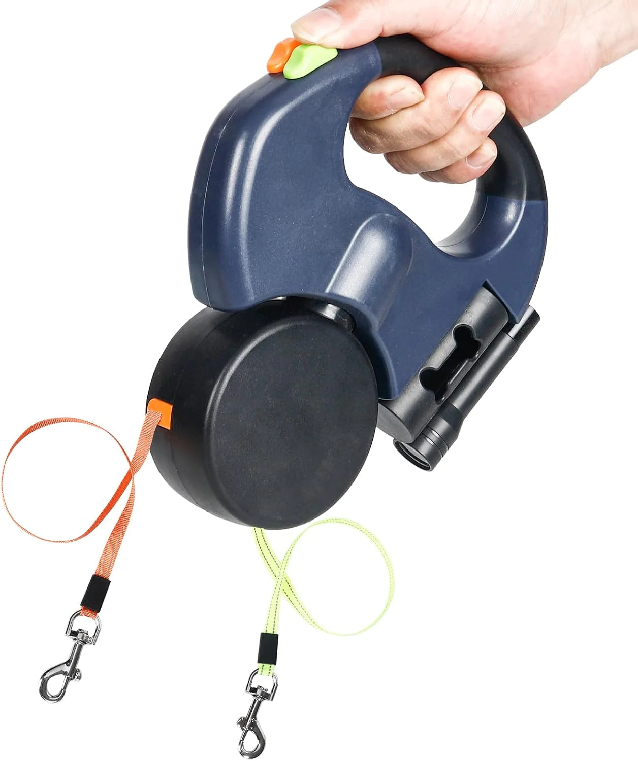 Twin Tangle-Free Retractable Dog Leash - Youvra
