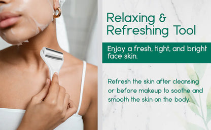 FrostGlow Ice Roller – Stainless Steel Facial & Body Massage Tool - Youvra