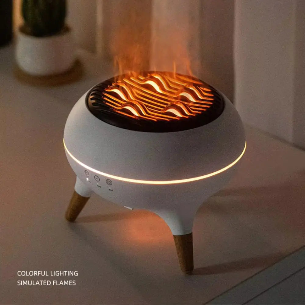 LumaFlare – Firelight Diffuser with Speaker - Youvra