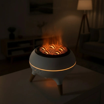 LumaFlare – Firelight Diffuser with Speaker - Youvra